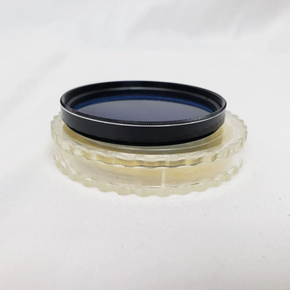 Asanuma 55mm 80A Camera Lens Tinted Blue Filter Protector VTG EXCELLENT!!!